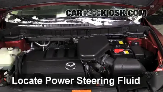 2014 Mazda CX-9 Touring 3.7L V6 Sport Utility (4 Door) Liquide de direction assistée Rajouter des liquides